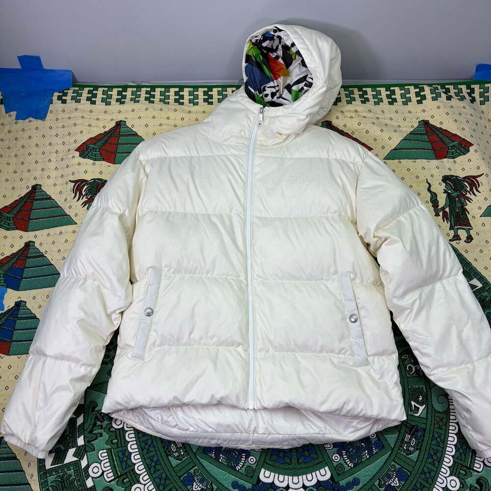 Asics Tiger Puffer Jacket White Size M